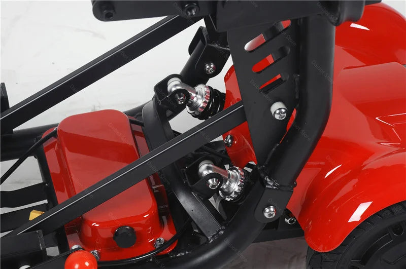 Lightweight Travel Electric Scooter For Women 500W 36V Mobility Scooters 4 Wheels Folding With Removable Armrest