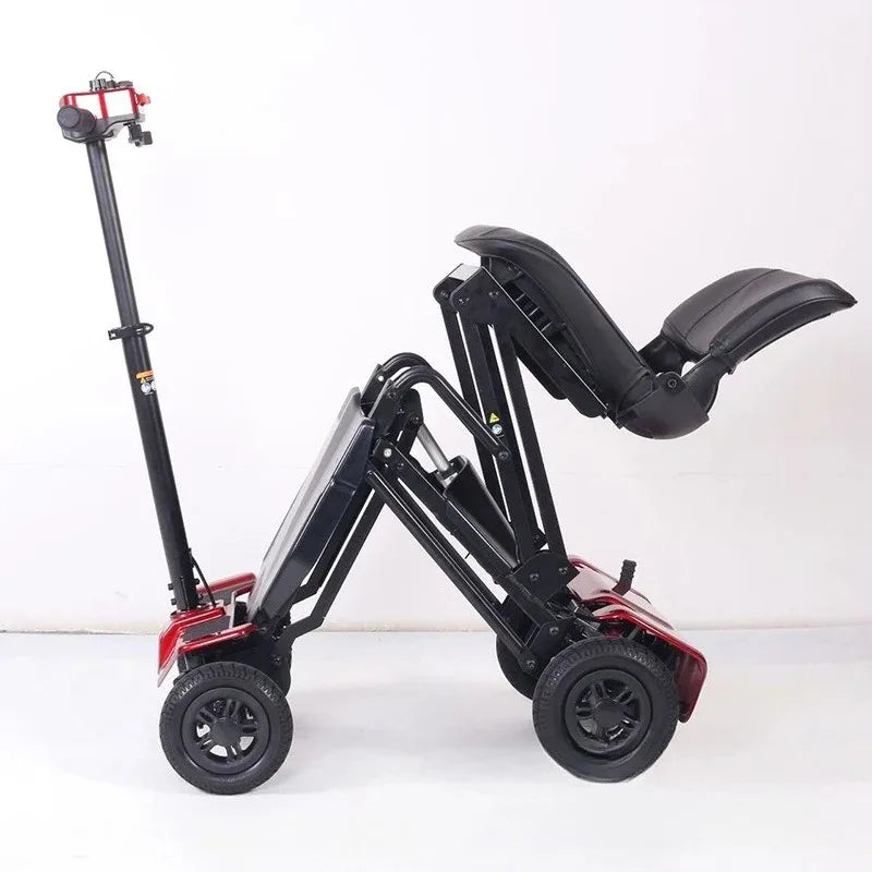 4-Wheeler Senior Scooter Disabled Electric Scooter Portable Commuting Comfortable Seat Elderly Leisure Adult Mobility Scooter