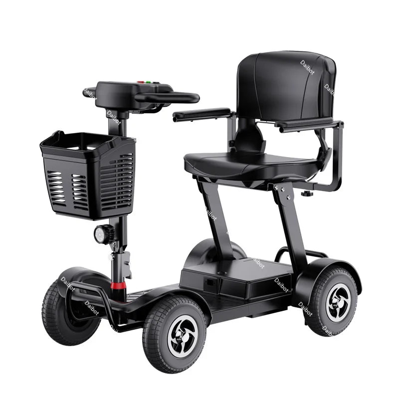 Travel Mini Electric Scooter 4 Wheel City With Seat That Folds For Adults Seniors 350W Pre-Assembled Folding Mobility Scooter