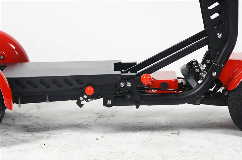 Lightweight Travel Electric Scooter For Women 500W 36V Mobility Scooters 4 Wheels Folding With Removable Armrest