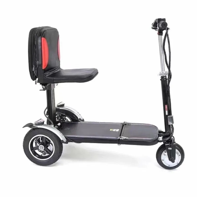 3 Wheel Disability Electric Automatic Folding Removable Battery Adult Small Mobility Scooter Elderly Commuting Electric Tricycle