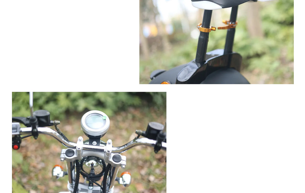 EU Warehouse Electric Scooter Spot Goods 1500W60V12AH Flowing Adult Long Life Mobility Scooter Commuting 2-Wheeler Scootmobiel