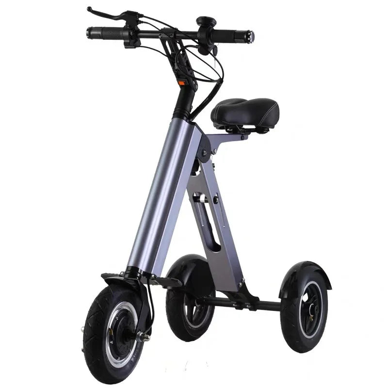 NEW Adult Leisure Light Electric Dirt Bike Mini Small Portable Fold Electric Tricycle Elderly Riding Commuting Electric Scooter