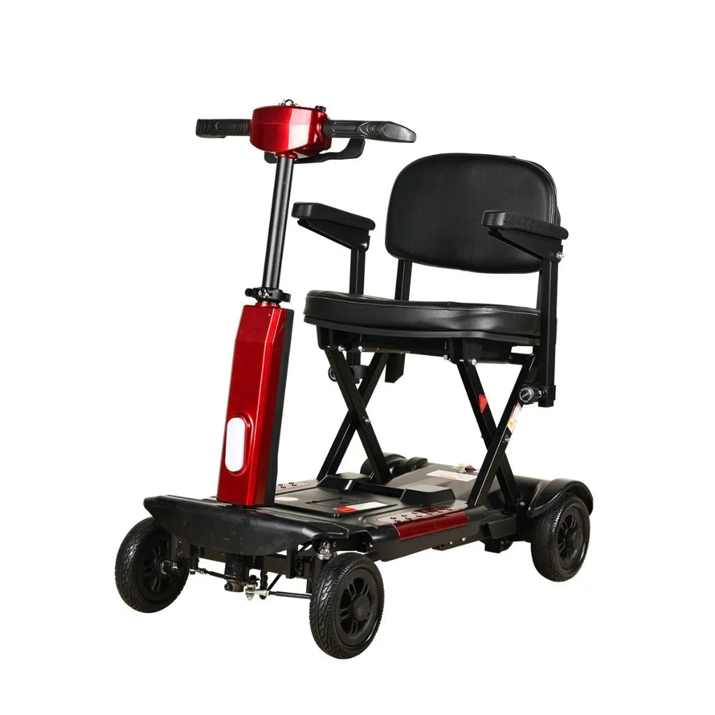 Adult 4Wheeler Automatic Folding Elderly Leisure Mobility Scooter Disabled Commuting Convenient Lithium Battery Electric Scooter