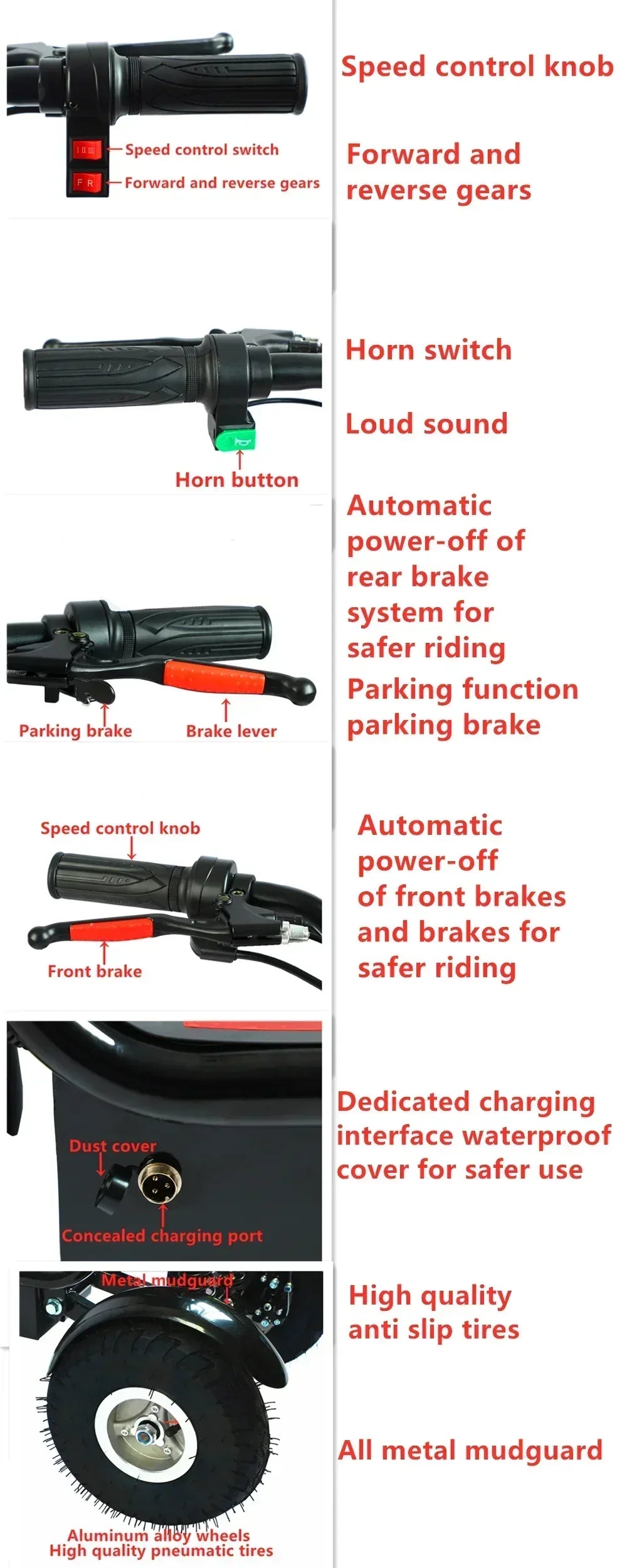Adult Electric Tricycle 12inch Portable Scooter for Men and Women for Adults Folding Mini Small 3-wheeled Electric Car Elderly