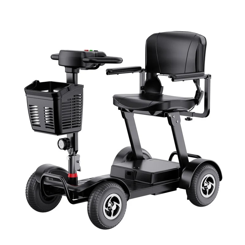 Travel Mini Electric Scooter 4 Wheel City With Seat That Folds For Adults Seniors 350W Pre-Assembled Folding Mobility Scooter