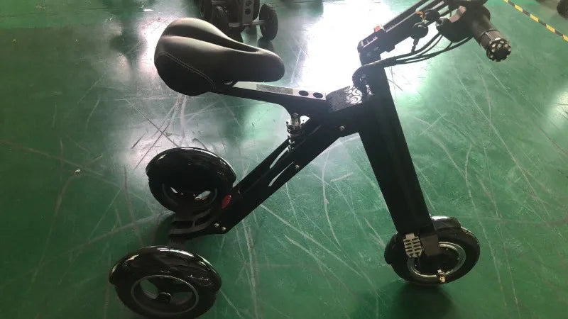 NEW Adult Leisure Light Electric Dirt Bike Mini Small Portable Fold Electric Tricycle Elderly Riding Commuting Electric Scooter