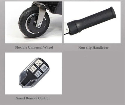 3 Wheel Disability Electric Automatic Folding Removable Battery Adult Small Mobility Scooter Elderly Commuting Electric Tricycle