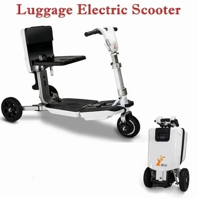 3 Wheel Disability Electric Automatic Folding Removable Battery Adult Small Mobility Scooter Elderly Commuting Electric Tricycle