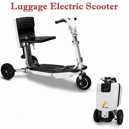 3 Wheel Disability Electric Automatic Folding Removable Battery Adult Small Mobility Scooter Elderly Commuting Electric Tricycle