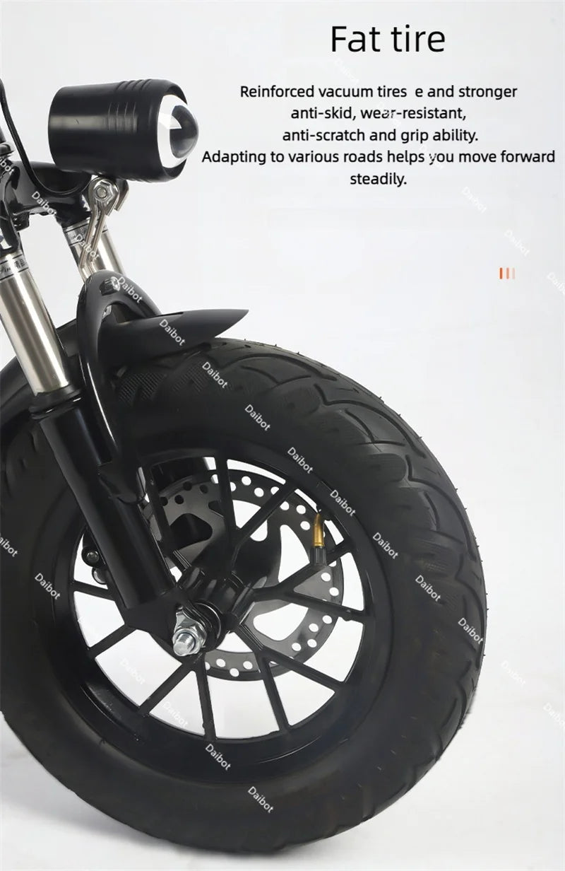 Lightweight Mobility Scooter Foldable With Basket For Adults Electric Scooter Senior Triple Shock Absorption 500W Trike 2 Seats