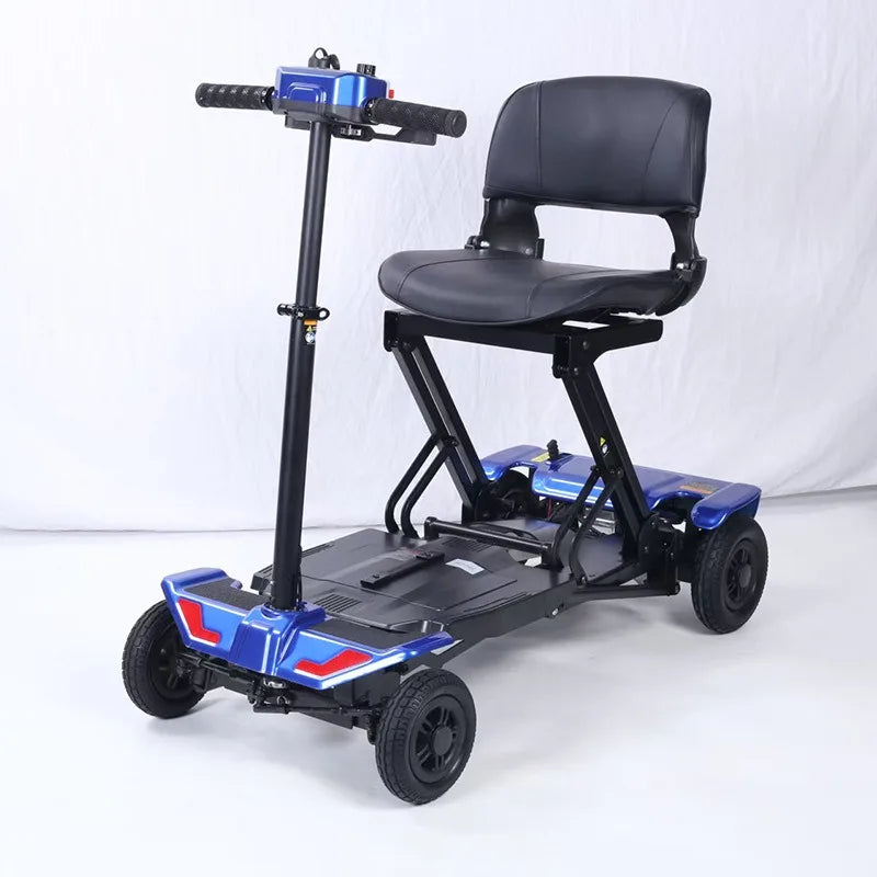4-Wheeler Senior Scooter Disabled Electric Scooter Portable Commuting Comfortable Seat Elderly Leisure Adult Mobility Scooter