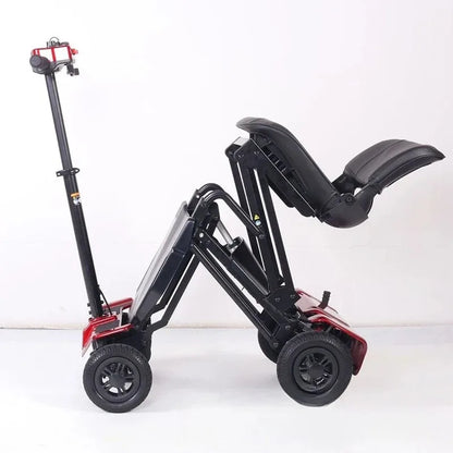 4-Wheeler Senior Scooter Disabled Electric Scooter Portable Commuting Comfortable Seat Elderly Leisure Adult Mobility Scooter