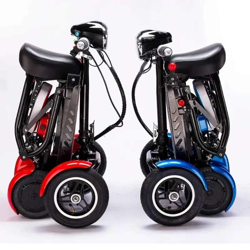 Mini Small Disabled Mobility Scooter Portable Removable Battery Adult Electric Tricycle Elderly Commuting Fold Electric Scooter