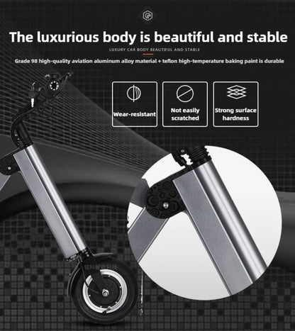 NEW Adult Leisure Light Electric Dirt Bike Mini Small Portable Fold Electric Tricycle Elderly  Riding Commuting Electric Scooter