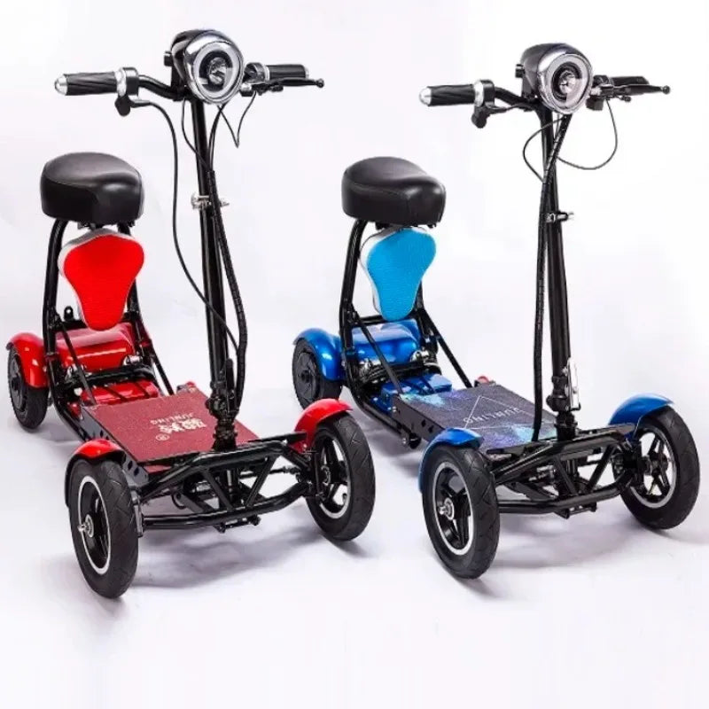 Mini Small Disabled Mobility Scooter Portable Removable Battery Adult Electric Tricycle Elderly Commuting Fold Electric Scooter