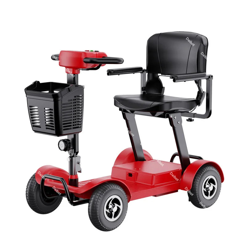 Travel Mini Electric Scooter 4 Wheel City With Seat That Folds For Adults Seniors 350W  Pre-Assembled Folding Mobility Scooter
