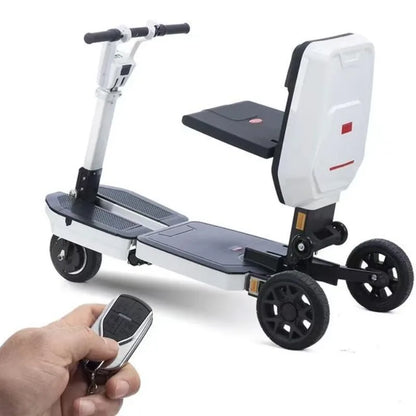 3 Wheel Disability Electric Automatic Folding Removable Battery Adult Small Mobility Scooter Elderly Commuting Electric Tricycle