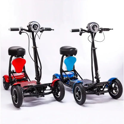 Mini Small Disabled Mobility Scooter Portable Removable Battery Adult Electric Tricycle Elderly Commuting Fold Electric Scooter