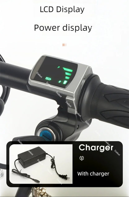 Lightweight Mobility Scooter Foldable With Basket For Adults Electric Scooter Senior Triple Shock Absorption 500W Trike 2 Seats