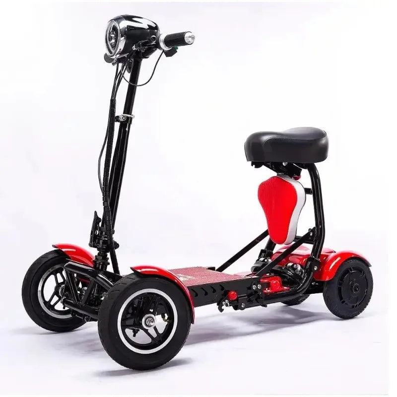 Mini Small Disabled Mobility Scooter Portable Removable Battery Adult Electric Tricycle Elderly Commuting Fold Electric Scooter