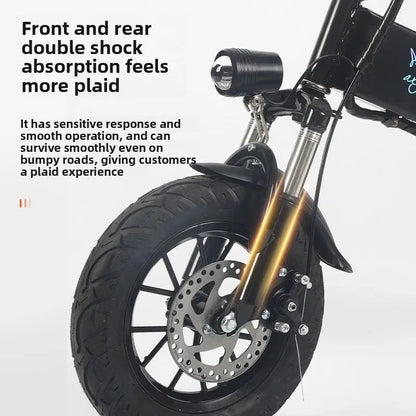 Removable Lithium Battery Electric Tricycle Folding Electric Scooter Mini Small Commuting Disabled With Basket Mobility Scooter