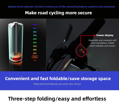 Elderly Fold Leisure Electric Scooter Mini Portable Disabled Electric Tricycle Removable Lithium Battery Adult Mobility Scooter