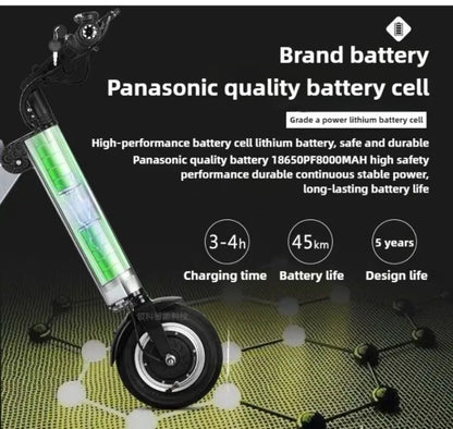 NEW Adult Leisure Light Electric Dirt Bike Mini Small Portable Fold Electric Tricycle Elderly  Riding Commuting Electric Scooter