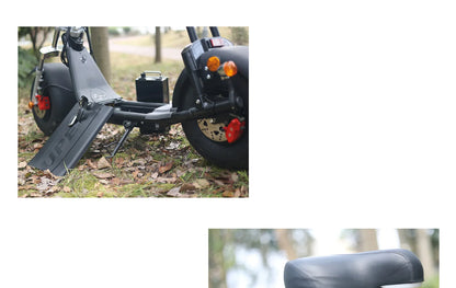 EU Warehouse Electric Scooter Spot Goods 1500W60V12AH Flowing Adult Long Life Mobility Scooter Commuting 2-Wheeler Scootmobiel