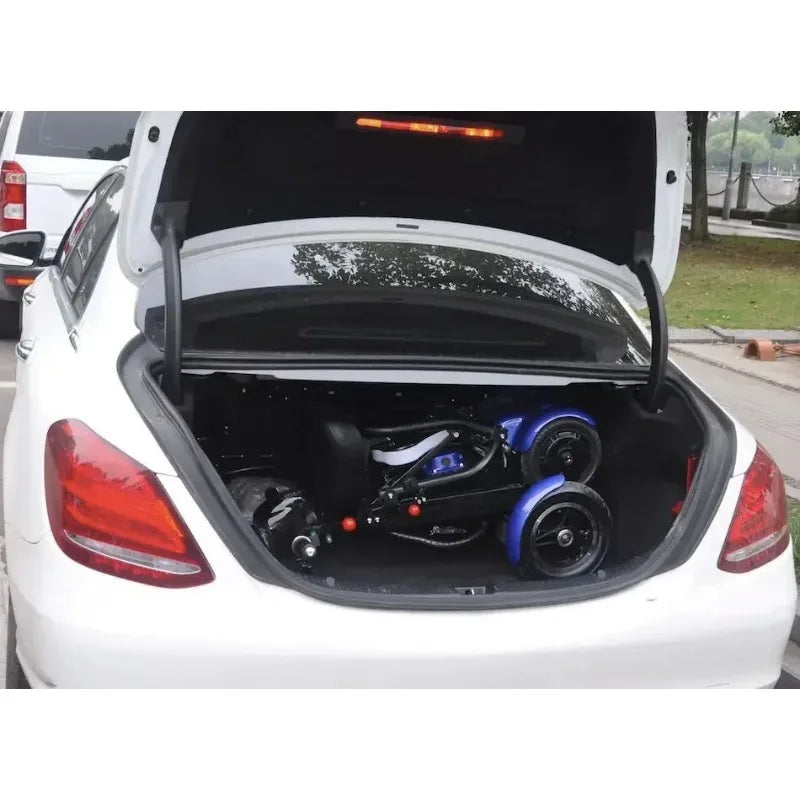 Mini Small Disabled Mobility Scooter Portable Removable Battery Adult Electric Tricycle Elderly Commuting Fold Electric Scooter