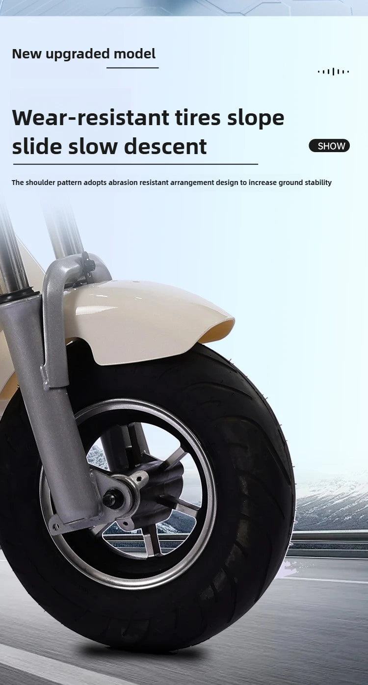 Large Capacity Basket 600W High Power Adult Flowing Electric Tricycle Household Elderly Leisure Small Disabled Mobility Scooter