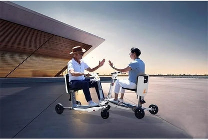 3 Wheel Disability Electric Automatic Folding Removable Battery Adult Small Mobility Scooter Elderly Commuting Electric Tricycle
