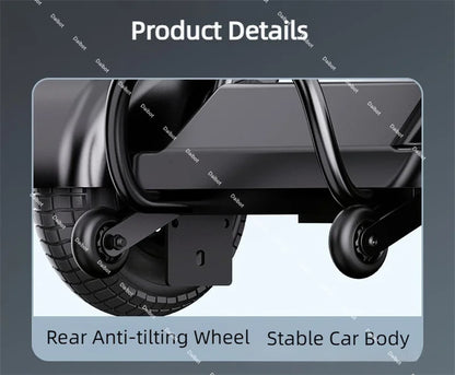 Travel Mini Electric Scooter 4 Wheel City With Seat That Folds For Adults Seniors 350W  Pre-Assembled Folding Mobility Scooter