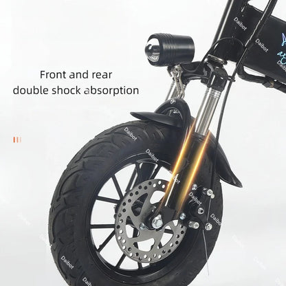 Lightweight Mobility Scooter Foldable With Basket For Adults Electric Scooter Senior Triple Shock Absorption 500W Trike 2 Seats