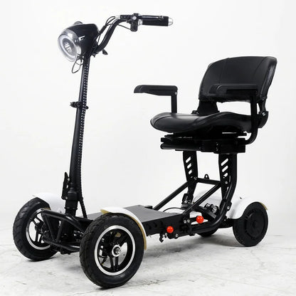 Lightweight Travel Electric Scooter For Women 500W 36V Mobility Scooters 4 Wheels Folding With Removable Armrest