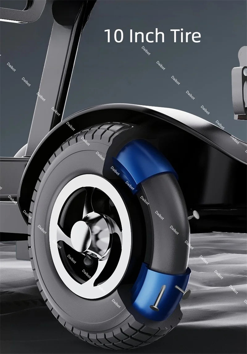 Travel Mini Electric Scooter 4 Wheel City With Seat That Folds For Adults Seniors 350W  Pre-Assembled Folding Mobility Scooter