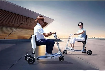 3 Wheel Disability Electric Automatic Folding Removable Battery Adult Small Mobility Scooter Elderly Commuting Electric Tricycle