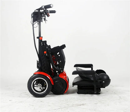 Lightweight Travel Electric Scooter For Women 500W 36V Mobility Scooters 4 Wheels Folding With Removable Armrest