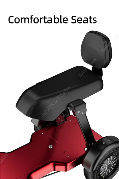 1000W 48V Small Mobility Scooter 3 Wheels Foldable For Elderly 2 Seater Mini Electric Tricycle Parent Child Adult With Basket