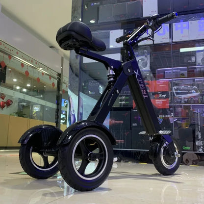 NEW Adult Leisure Light Electric Dirt Bike Mini Small Portable Fold Electric Tricycle Elderly  Riding Commuting Electric Scooter