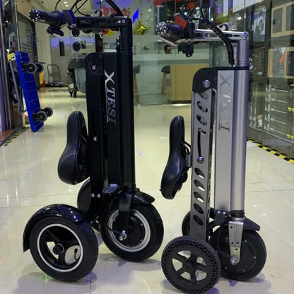 NEW Adult Leisure Light Electric Dirt Bike Mini Small Portable Fold Electric Tricycle Elderly  Riding Commuting Electric Scooter