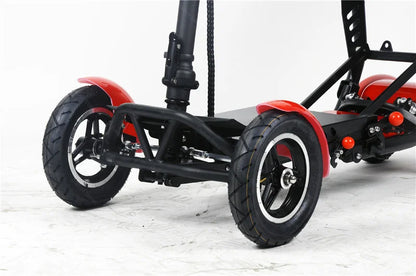 Lightweight Travel Electric Scooter For Women 500W 36V Mobility Scooters 4 Wheels Folding With Removable Armrest