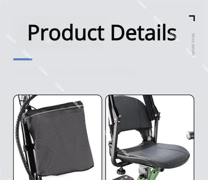 Portable Foldable Electric Scooter With 3 Wheels For Adults 350W 48V Elderly Electric Tricycle With Basket Armrest
