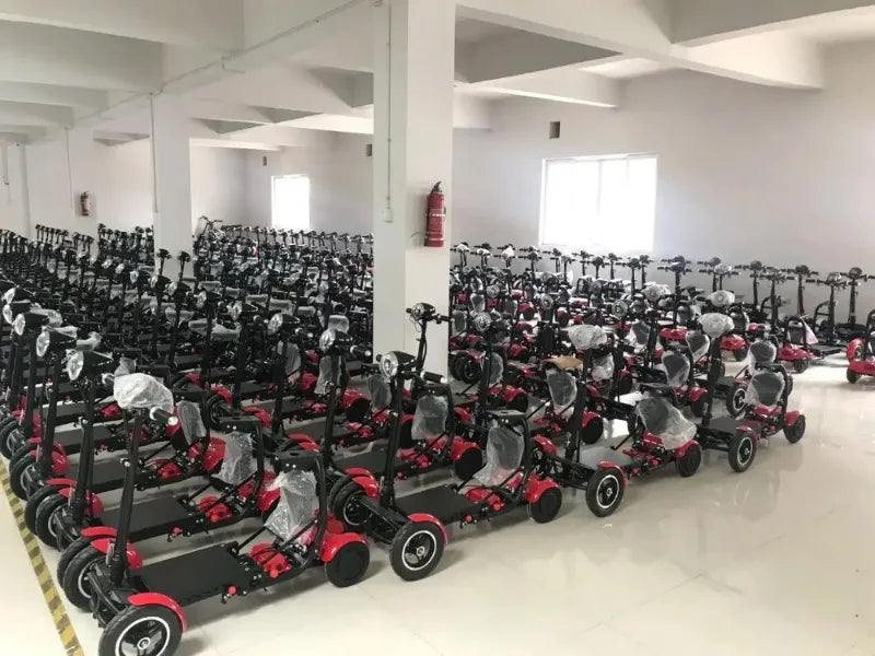 Mini Small Disabled Mobility Scooter Portable Removable Battery Adult Electric Tricycle Elderly Commuting Fold Electric Scooter